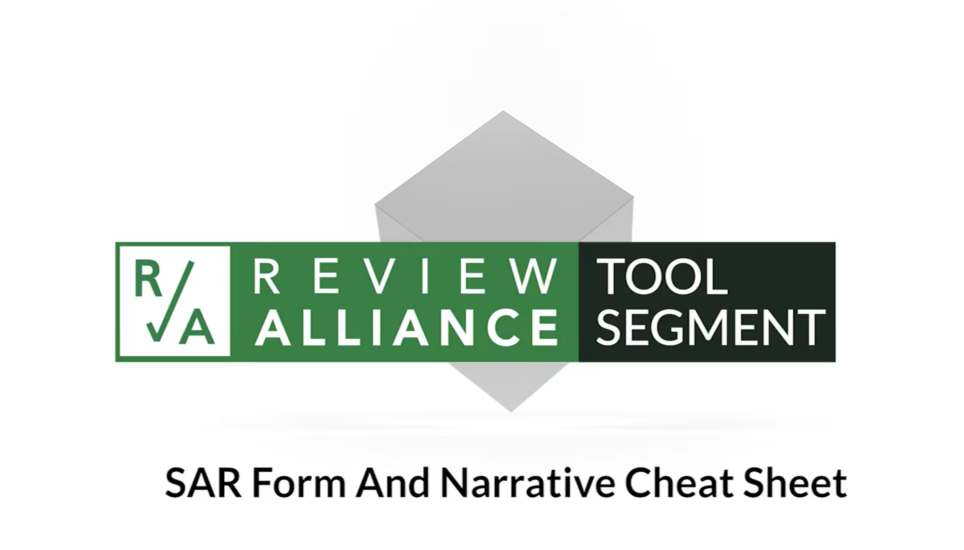 SAR Form and Narrative Cheat Sheet | Compliance Alliance
