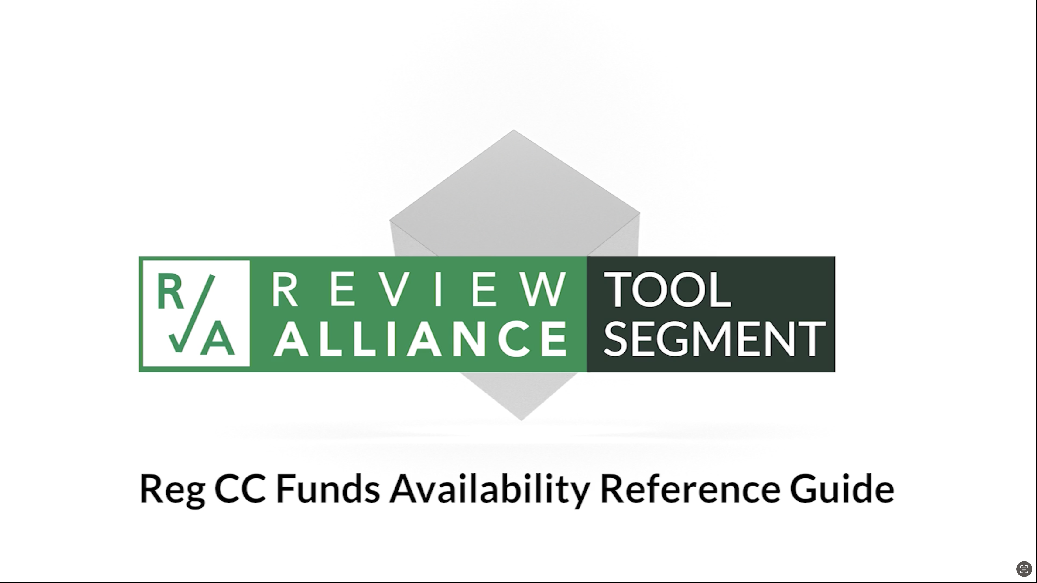 Regulation CC Funds Availability Reference Guide Compliance Alliance