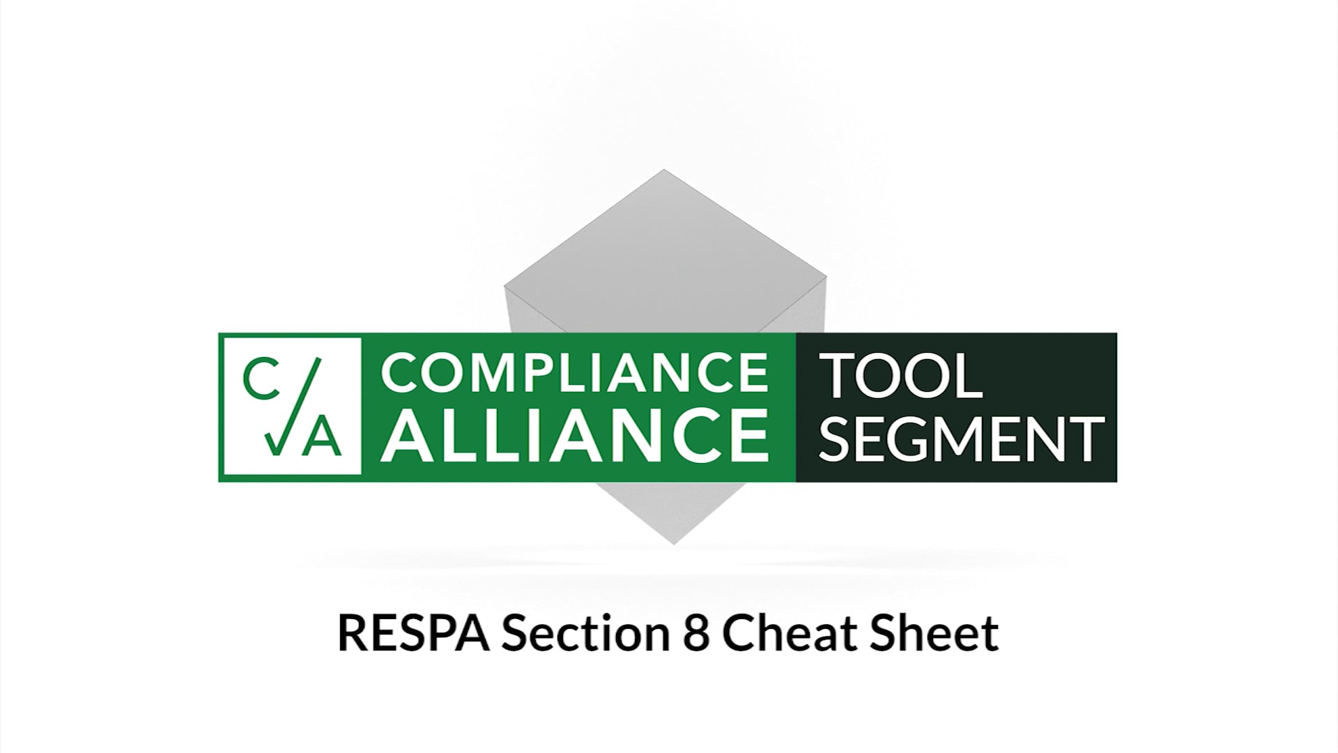 RESPA Section 8 Cheat Sheet | Compliance Alliance