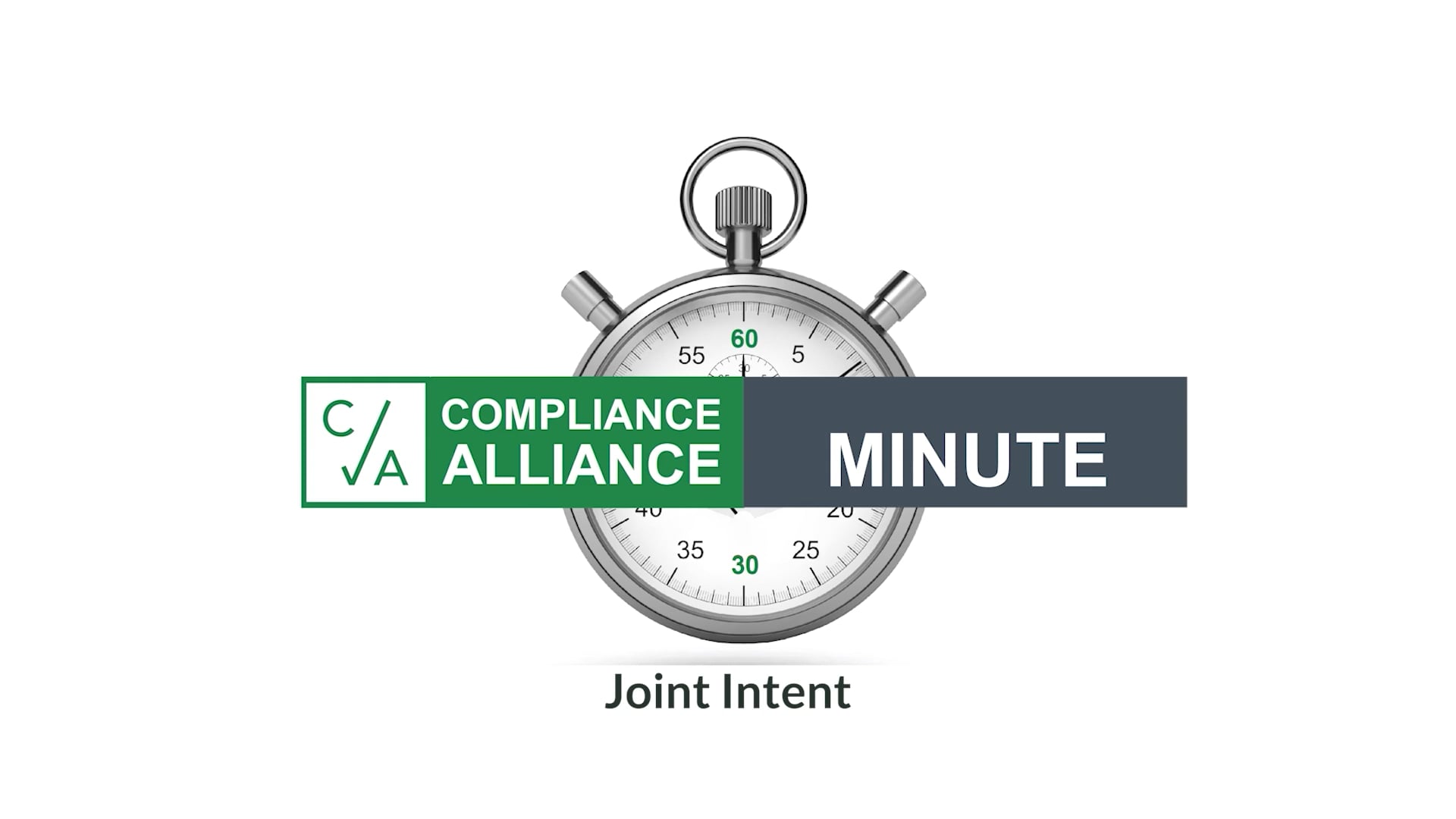 Joint Intent | Compliance Alliance